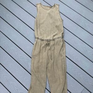 Cloth and Stone Khaki Green Jumpsuit w/ Sexy Back